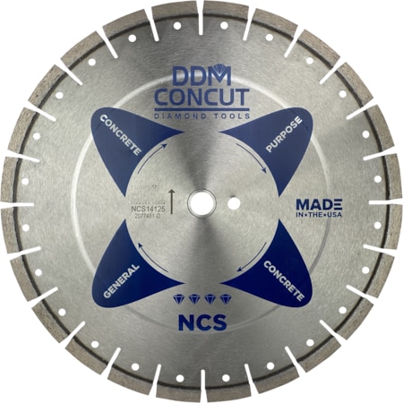 National Contractor Series 16" X .125 X 1" - 20MM CURED CONCRETE GENERAL PURPOSE NCS16125